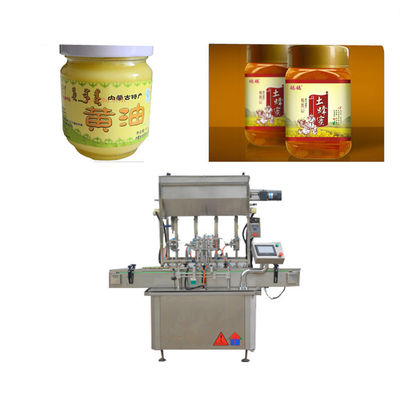 China O PLC controla a máquina de engarrafamento da pasta do molho para encher e tampar semi - produtos líquidos fornecedor