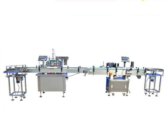 China Máquina de enchimento do verniz para as unhas do tela táctil, máquina de engarrafamento de vidro de duas cabeças fornecedor