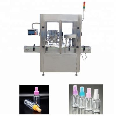 China Máquina de enchimento do perfume do sistema de controlo do PLC com a bomba de pistão de aço inoxidável fornecedor