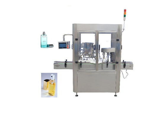 China Máquina do pulverizador de perfume do controlador do PLC, máquina de empacotamento de enchimento do perfume de dois bocais fornecedor
